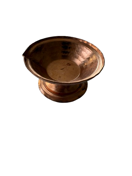 Copper Oil Lamp (Copper Diya)