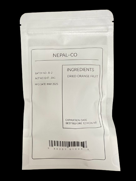 Dried 100% Organic Orange Fruit